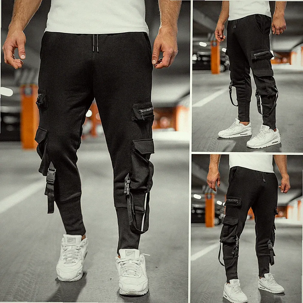 Trainingshose Sporthose Cargohose Jogger Cargo Fitness Classic Herren BOLF Sport