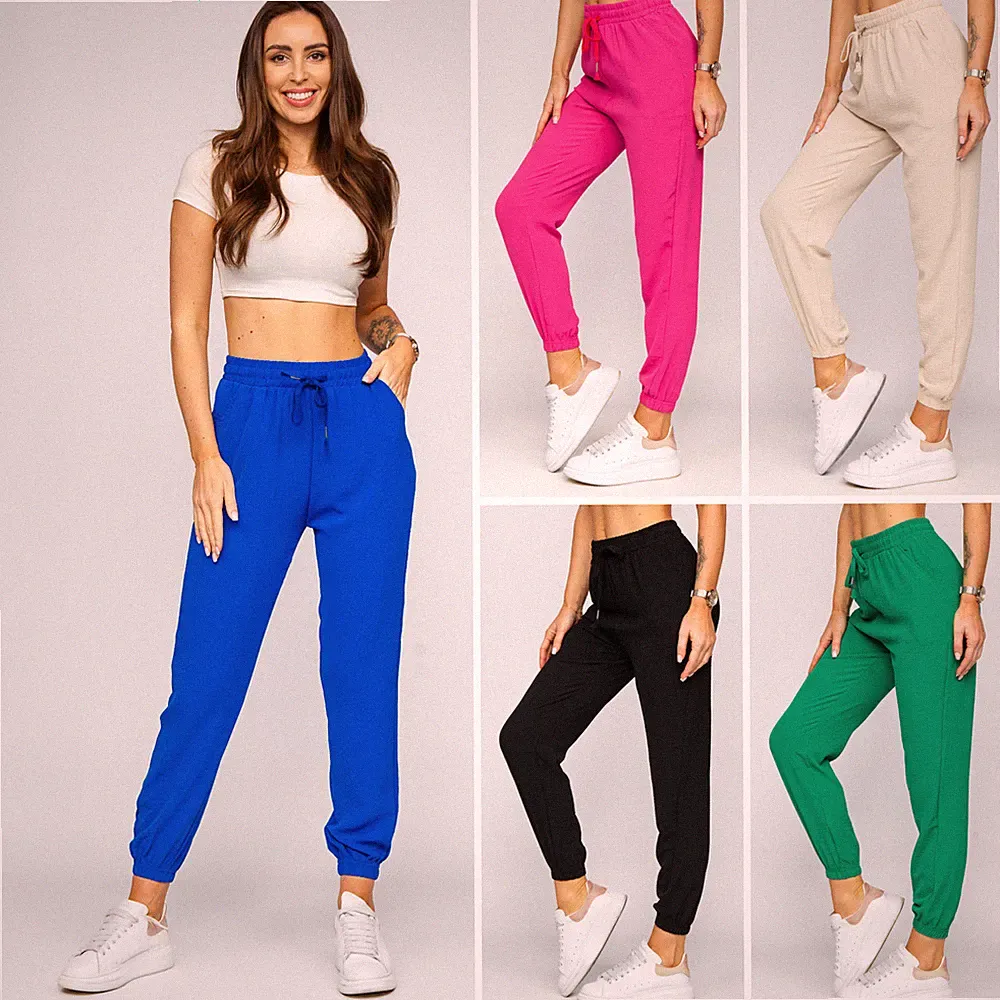 Trainingshose Sporthose Hose Laufhose Jogging Basic Fitness Damen BOLF Unifarben