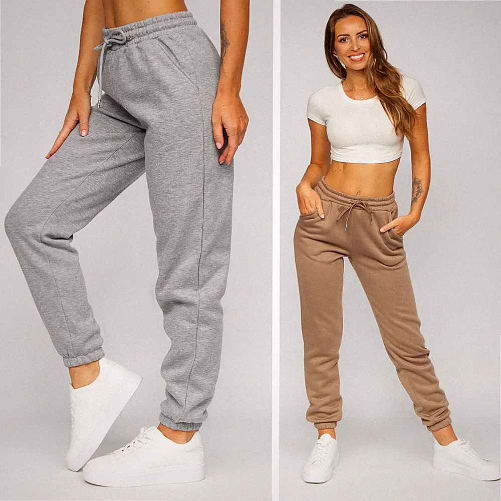 Trainingshose Sporthose Hose Laufhose Jogging Basic Sport Damen BOLF Unifarben