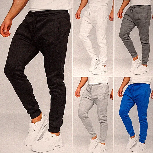 Trainingshose Sporthose Jogger Classic Basic Unifarben Sport Herren BOLF Fitness