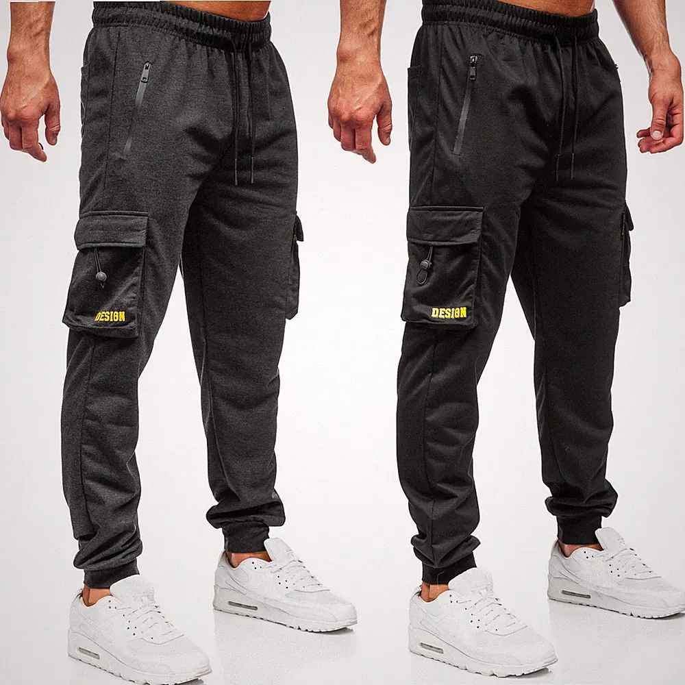 Trainingshose Sporthose Laufhose Hose Jogger Sport Unifarben Herren BOLF Cargo