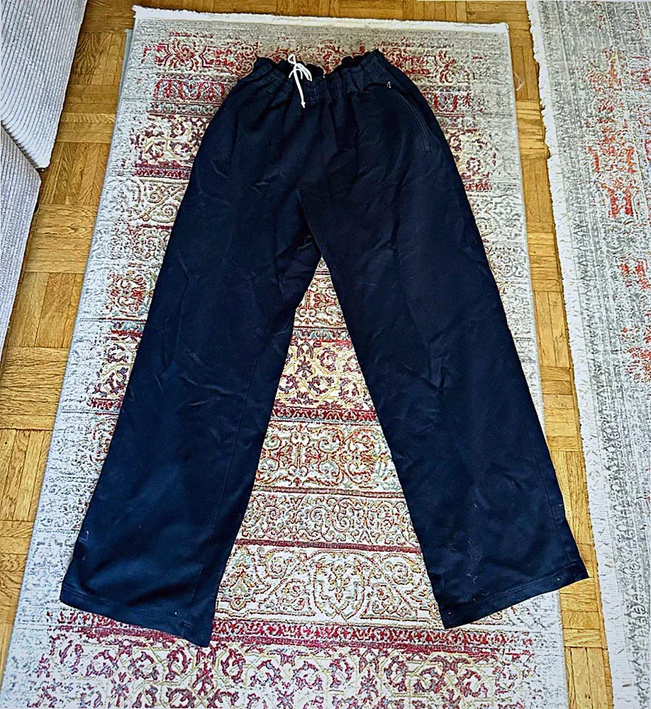 Trigema Herren Jogginghose Schwarz XL Baumwolle/Polyester Zugband, elast. Bund