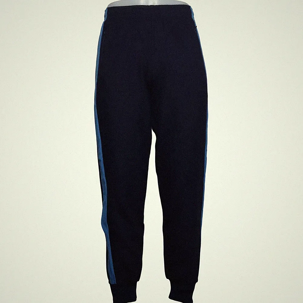 Trigema, Jogginghose, Größe: 48, Blau, Einfarbig, Herren #tSt