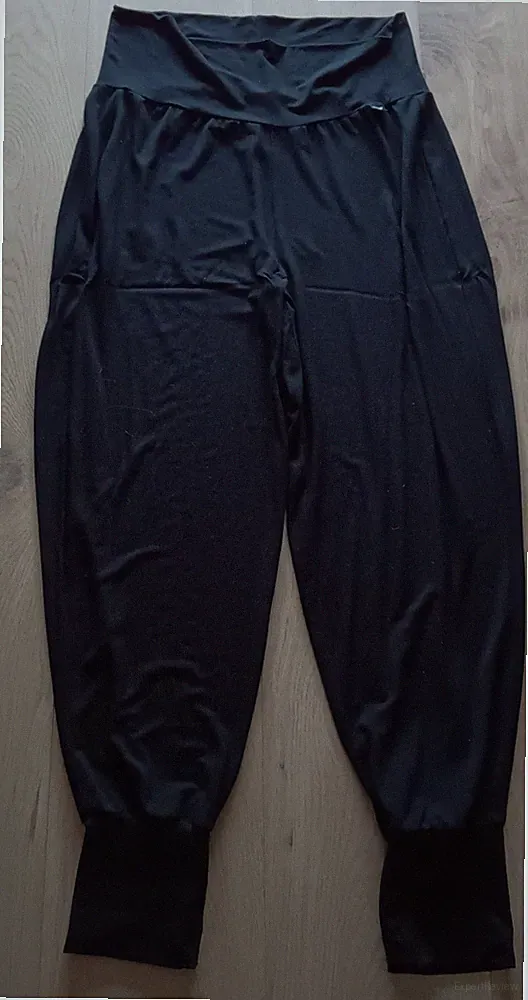trigema Lange Wellnesshose Schwarz Gr. M