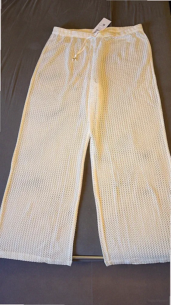 TriumpBeach MyWear Crochet Trousers Häkel-Hose Weiß Gr. 42