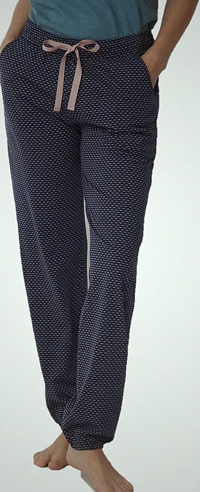 Triumph lange Hose Größe 40 blau Damen Hosen Jogginghose Loungewear 10207561