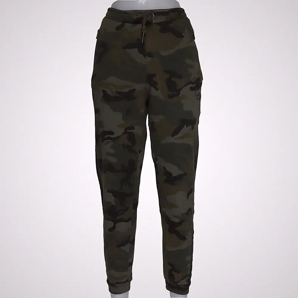 True Religion, Jogginghose, Größe: M, Grün/Braun/Schwarz #ugH