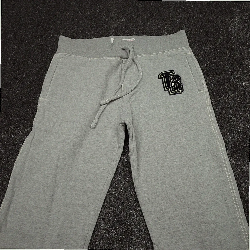 True Religion Jogginghose Hose Grau Größe M W36 L32 Stich Herren Sweat Pant