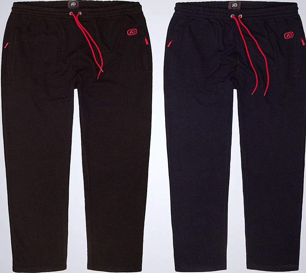 Übergrößen Herren Jogginghose Freizeithose Ottoman Rippe ADAMO 2XL bis 10XL WOW
