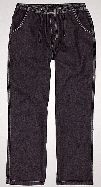 Übergrößen Jogging-Jeans Schlupf-Jeans Gummibund bequem 5 Farben 3XL-12XL