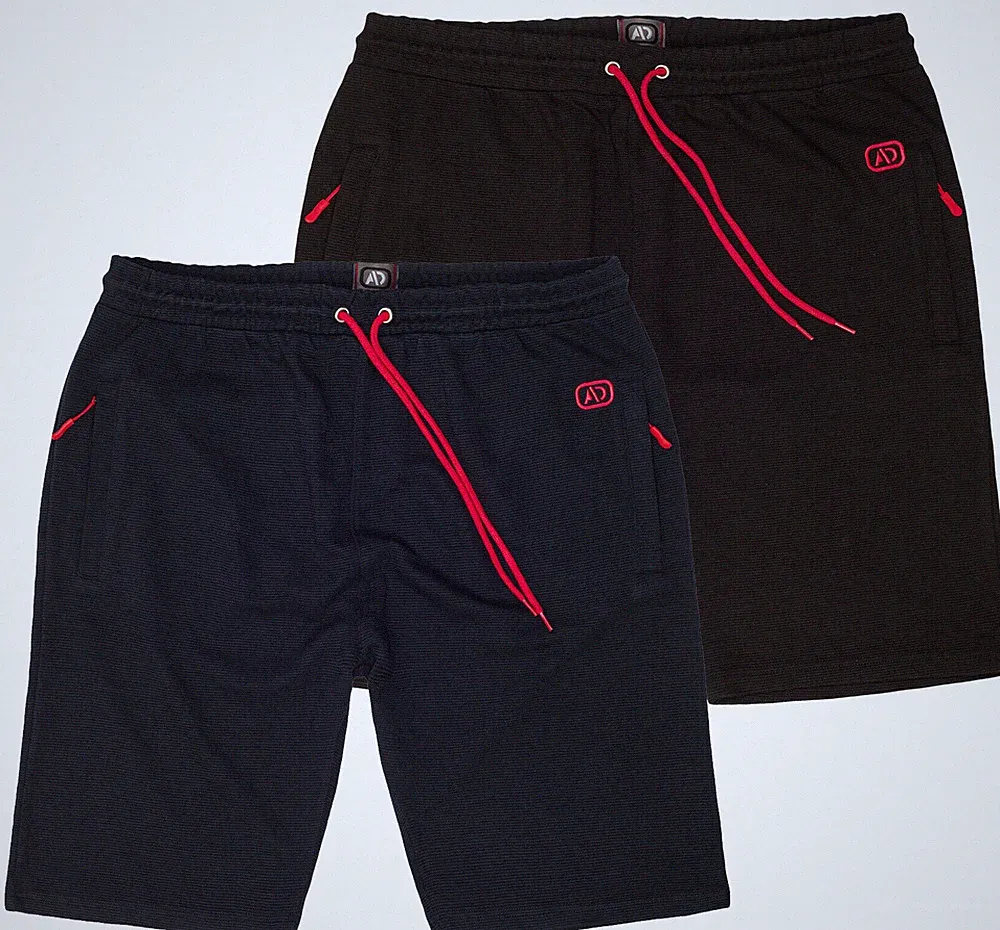 Übergrößen kurze Herren Jogginghose Shorts Ottoman Rippe ADAMO 2XL bis 10XL WOW