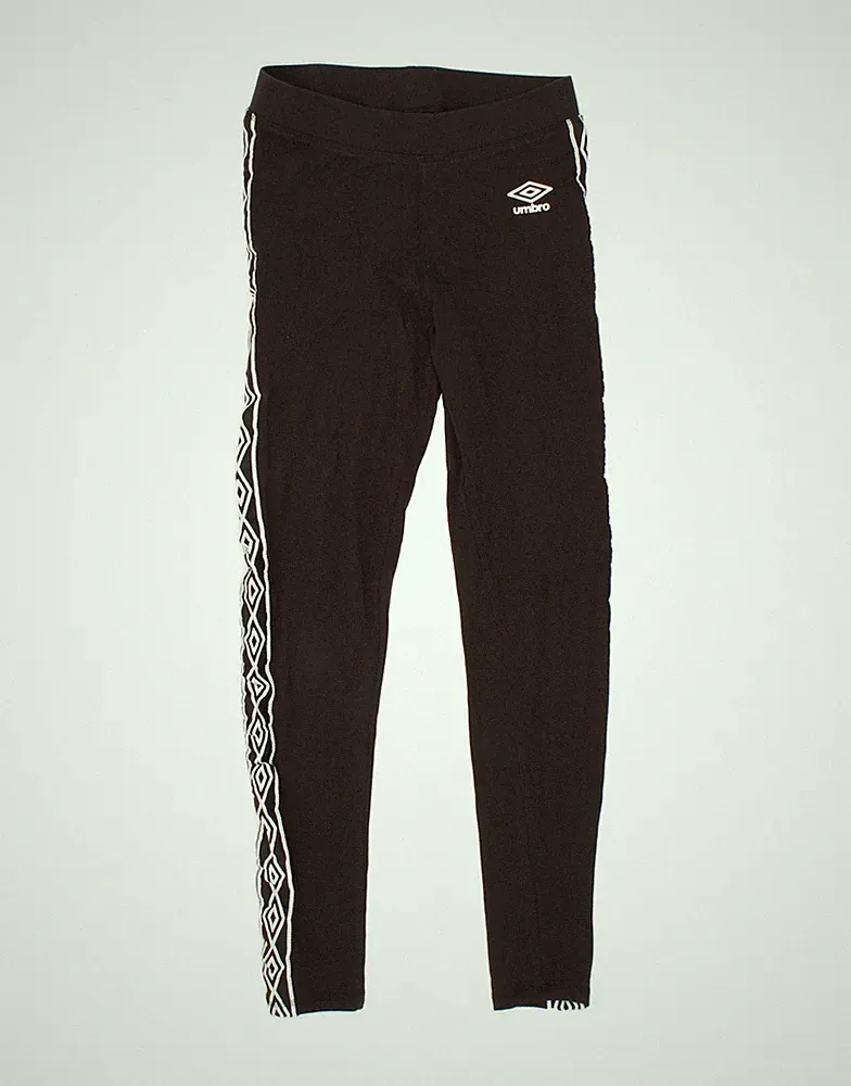 Umbro Damen Leggings UK 8 Small schwarz Argyle/Diamant Baumwolle BZ05