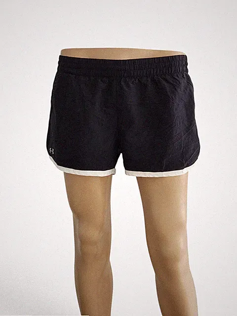 Under Armour HeatGear Running Shorts Laufshorts Shorts Damen M dunkelblau