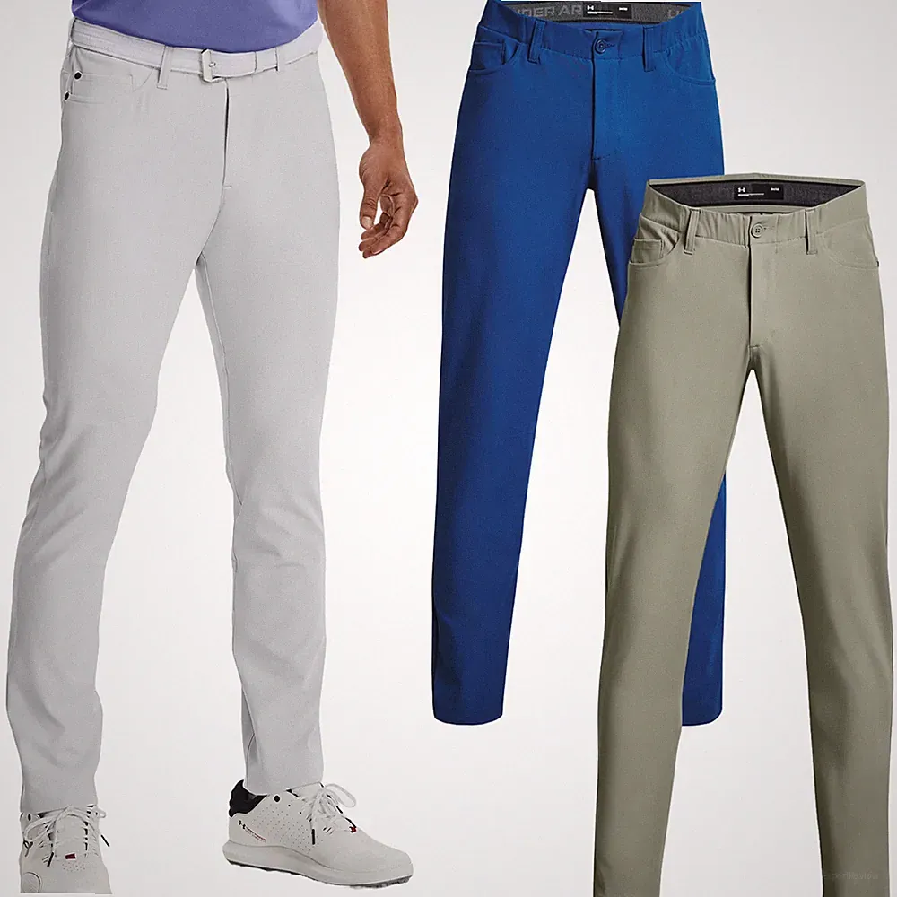 Under Armour Herren Drive 5 Pocket Golfhose Atmungsaktiv Stretch Tapered Leg