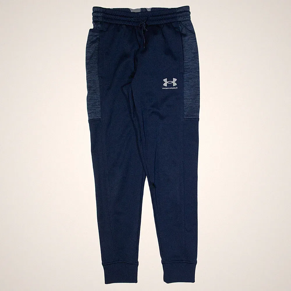 UNDER ARMOUR Herren Laufhose Blau Tapered XS W26 L28