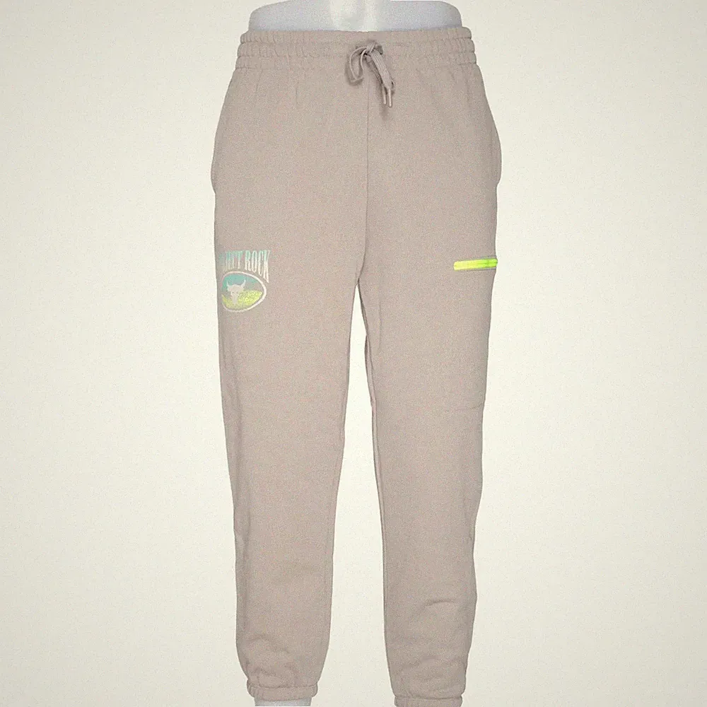 Under Armour, Jogginghose, Größe: S, model: project rock, Beige #UpQ