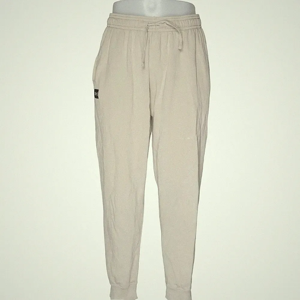Under Armour, Jogginghose, Größe: XL, Beige, Baumwolle/Polyester, Einfarbig #fu9
