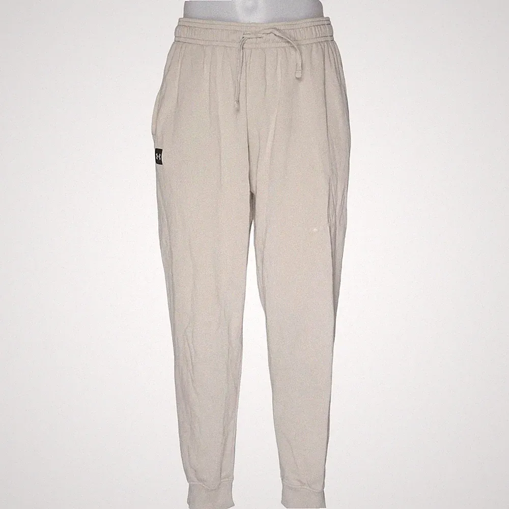 Under Armour, Jogginghose, Größe: XL, Beige, Baumwolle/Polyester, Einfarbig #fu9