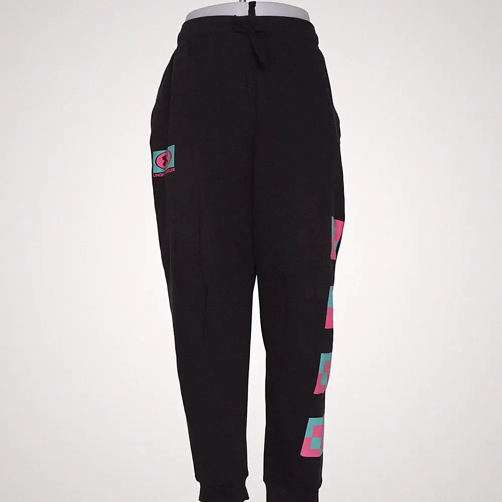 Under Armour, Jogginghose, Größe: XL, Schwarz/Mehrfarbig, Print, Sweat #u0o
