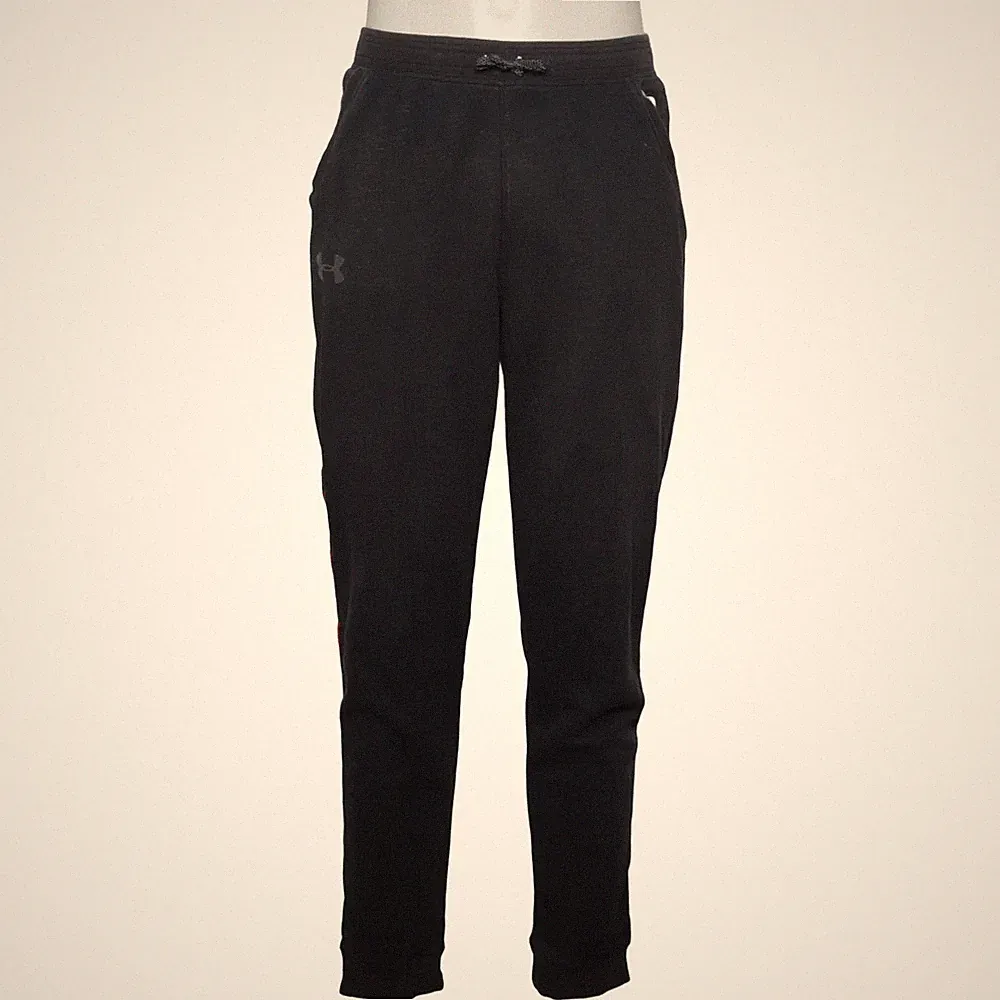 Under Armour, Jogginghose, Größe: XL, Schwarz/Rot, Einfarbig, Herren #l3v