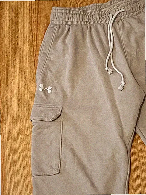 Under Armour Utility Cargo Pants Jogger Mens Large - Loose Fit straight leg