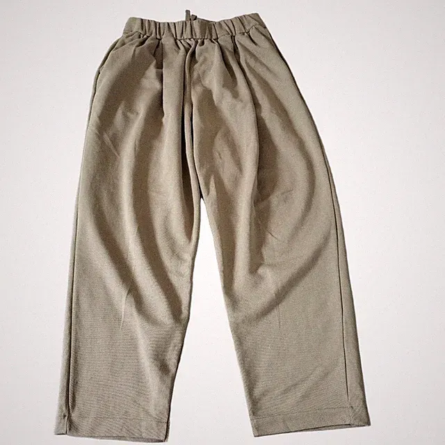 UNIQLO U Sweat Gathered Hose Khaki/Oliv Herren M Neu