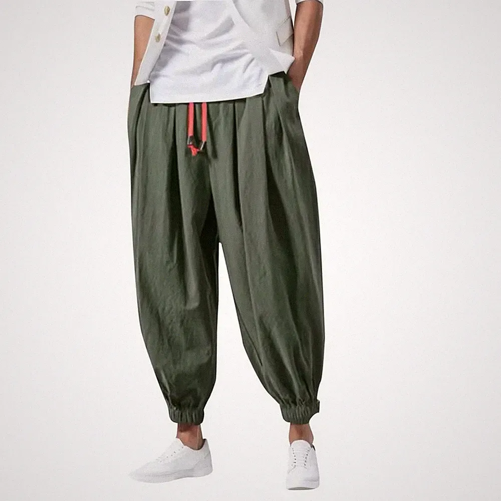 Unisex Freizeit Schweißabsorbierende Jogginghose für Herren mit leichtem Gummi