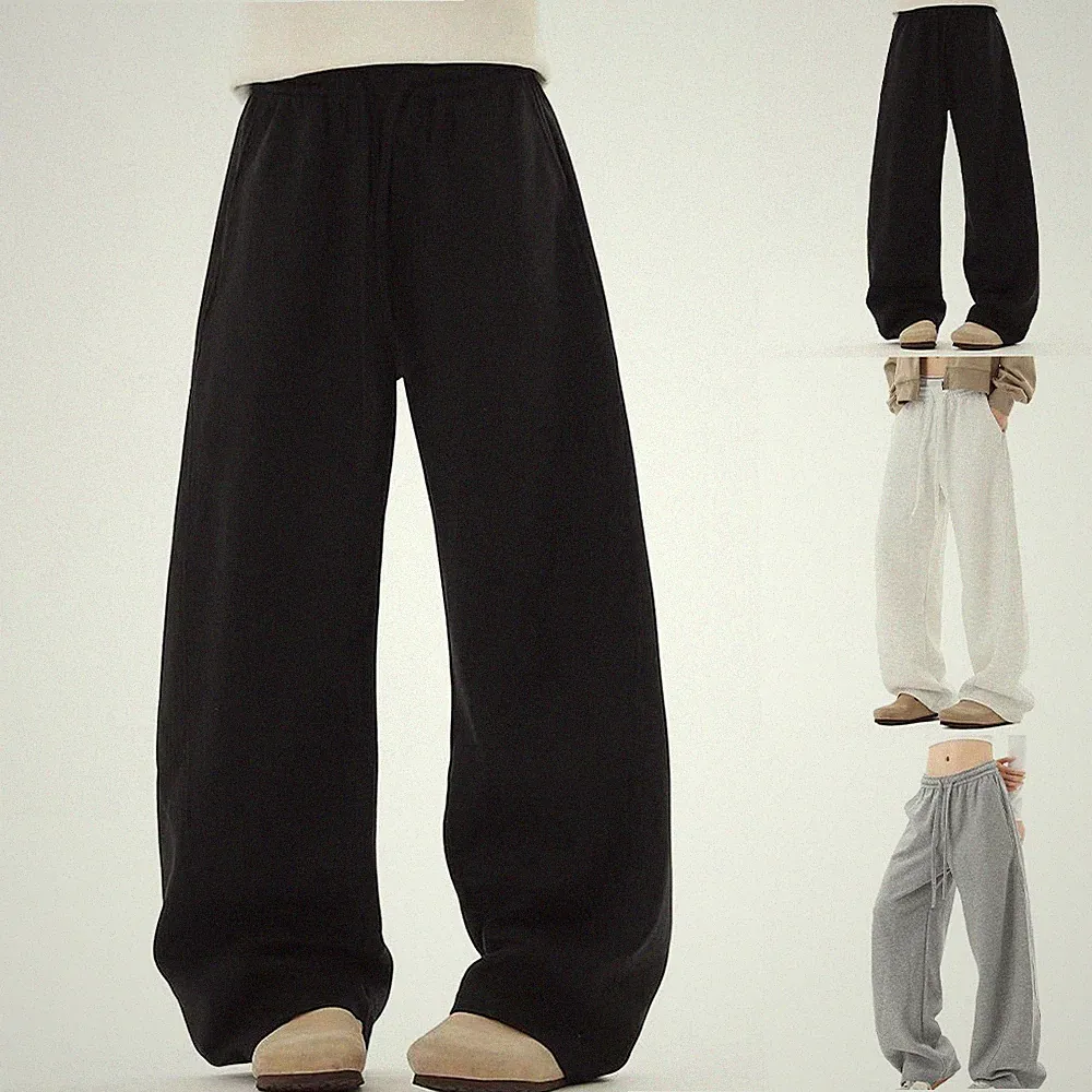 Unisex Jogginghose weites Bein Oversize für freizeit Sporthose für Damen und