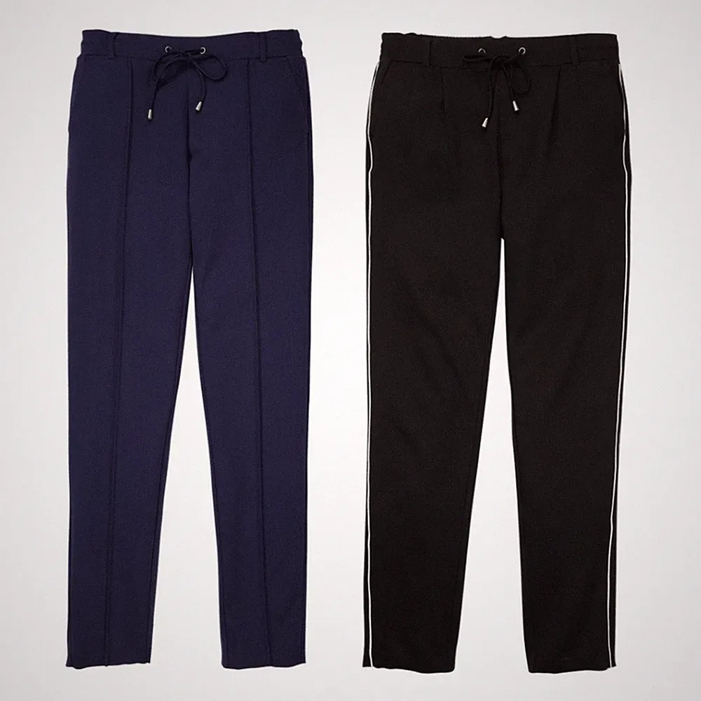 UP2FASHION Damen Cityjogger Freizeit Hose Navy Regular Fit Jogginghose Modern