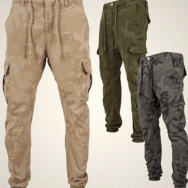 Urban Classics - Camo Cargo Jogging Army Hose