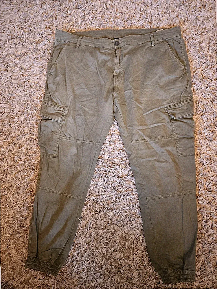 Urban Classics Cargo Twill Jogging Hose W44 L30 Armee Grün