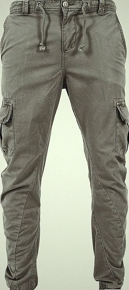 Urban Classics Cargohose Herren Cargo Jogging Pants grau