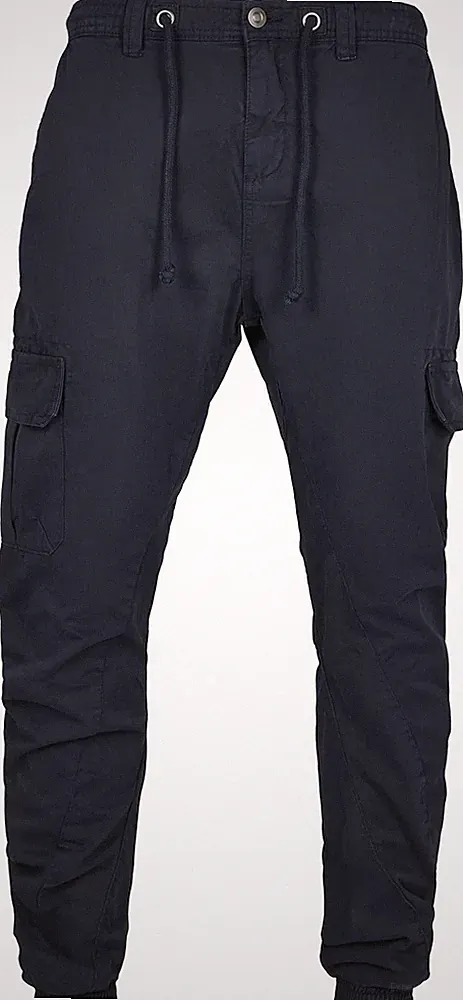 Urban Classics Cargohose Herren Cargo Jogging Pants navy Basics 100% Baumwolle