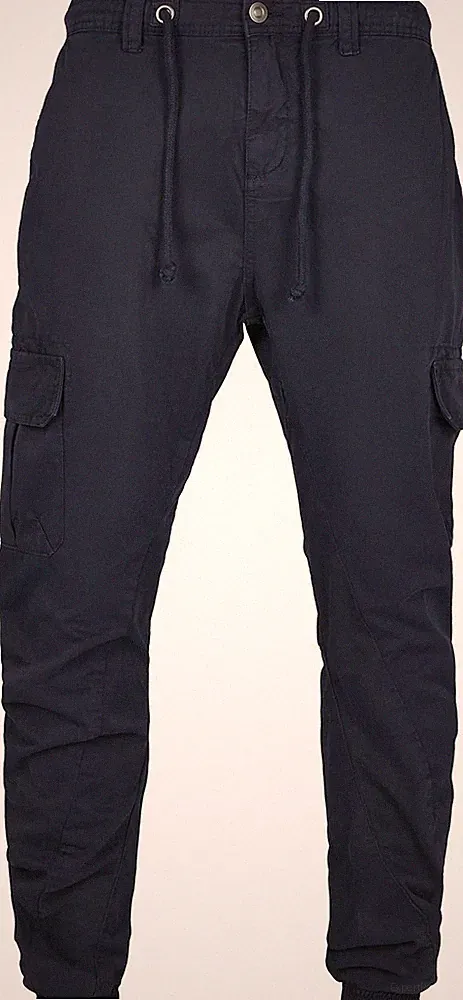 Urban Classics Cargohose Herren Cargo Jogging Pants navy Basics 100% Baumwolle
