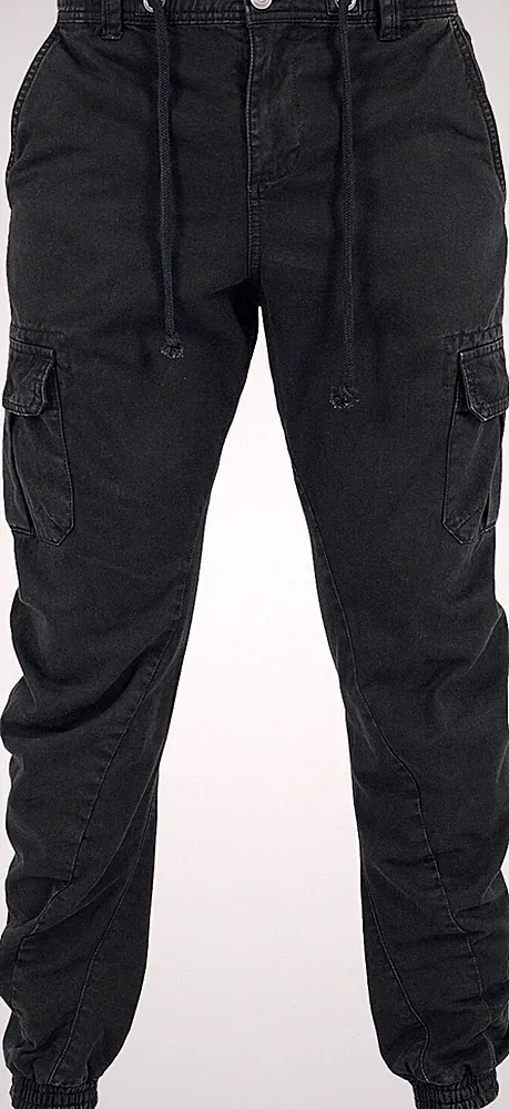 Urban Classics Cargohose Herren Cargo Jogging Pants schwarz