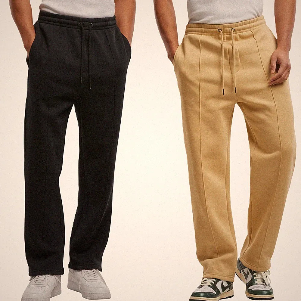 Urban Classics Fluffy Pintuck Trackpants Herren Jogginghose Naht Zugband Neuheit