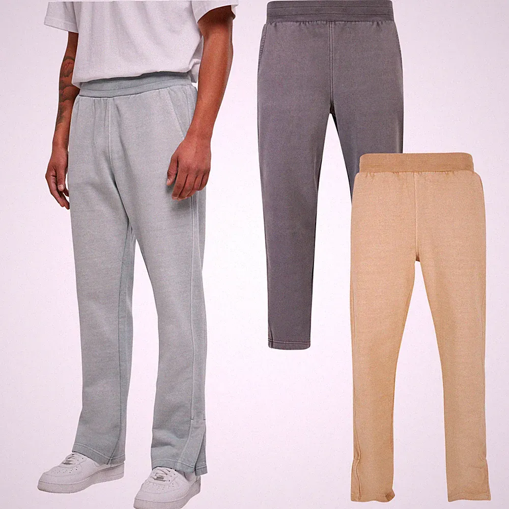 Urban Classics Heavy Terry Garment Dye Slit Sweatpants Herren Jogginghose loose