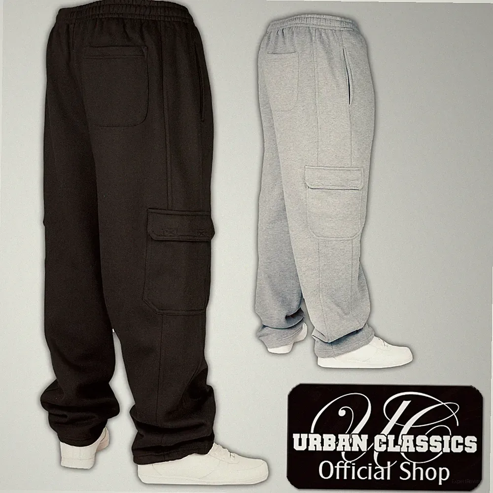 Urban Classics Herren Damen Cargo Sweatpants Hose Jogginghose Jogger Sporthose