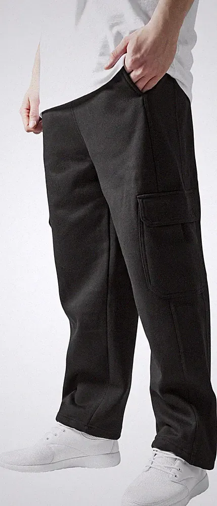 Urban Classics Hose Cargo Sweatpants Black