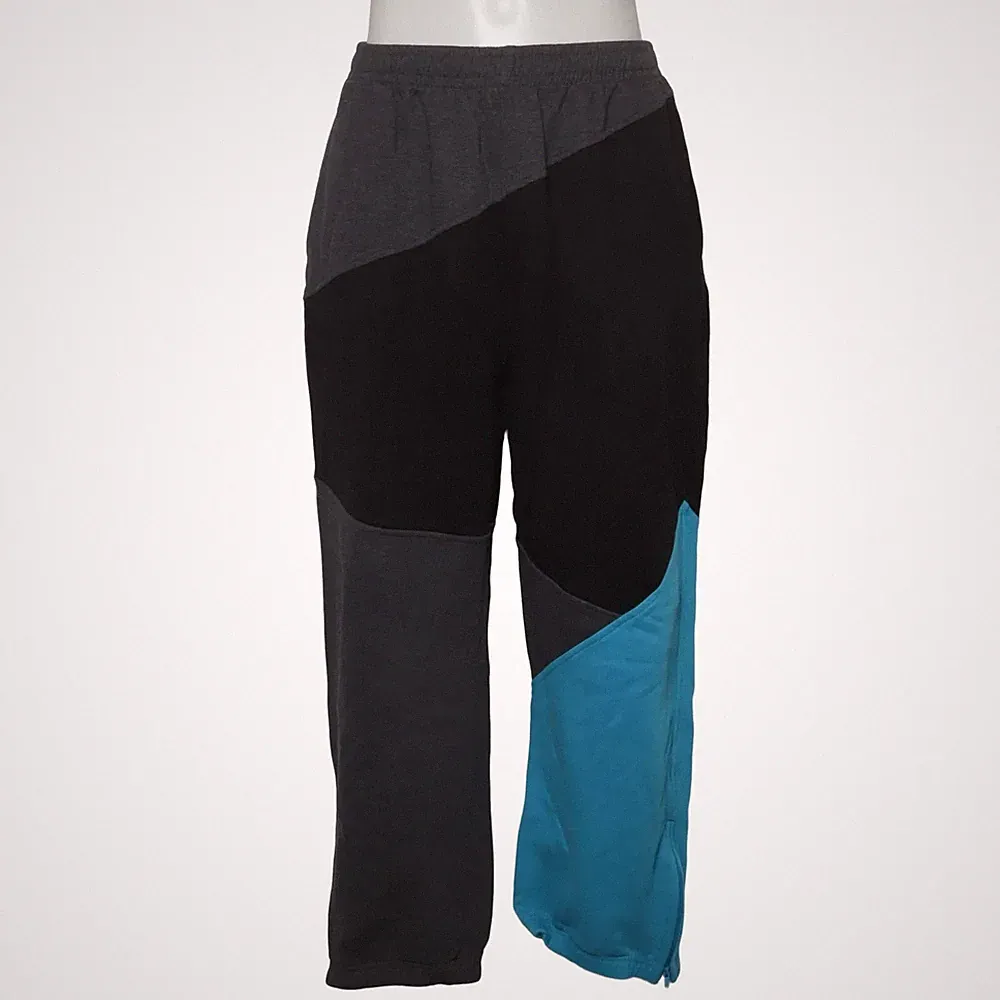 Urban Classics, Jogginghose, Größe: XXL, Schwarz/Grau/Blau #1jD