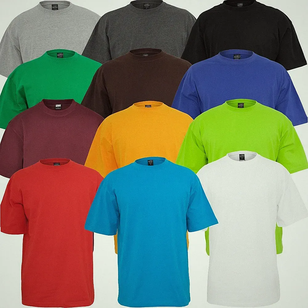 Urban Classics Tall Tee Men T-Shirt lang Herren Oversize Übergrößen S- 6XL Basic