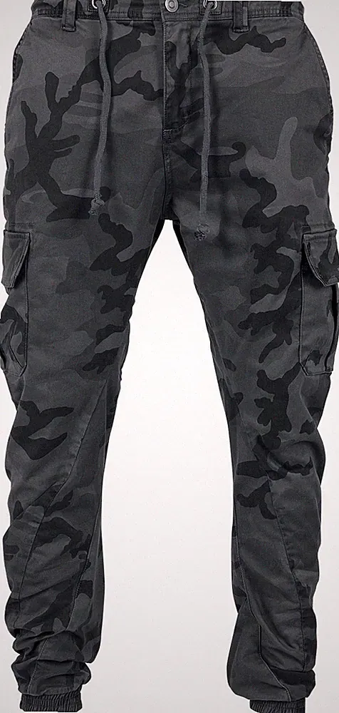 Urban Classics Trainingshose Herren Cargo Jogging Pants darkcamo
