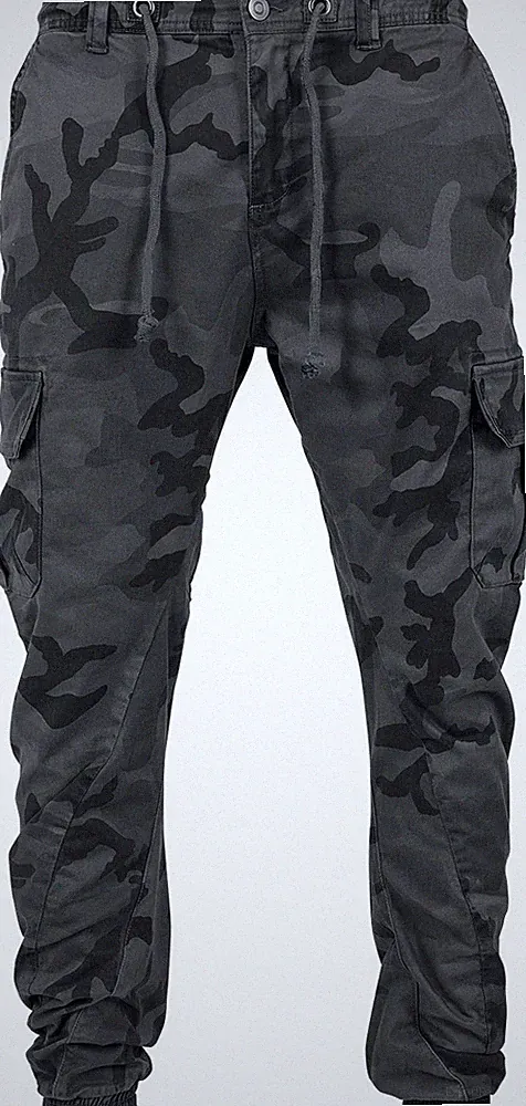 Urban Classics Trainingshose Herren Cargo Jogging Pants darkcamo