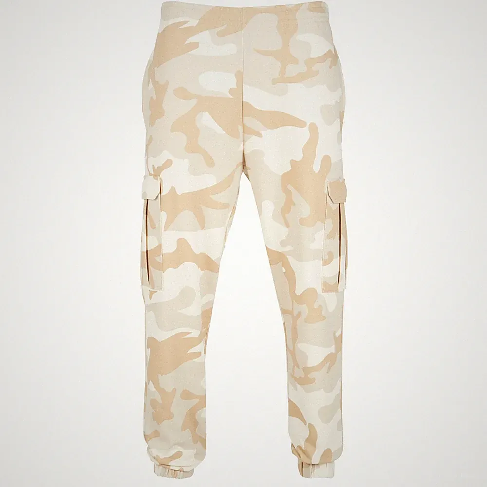 Urban Classics Wide Camo Cargo Sweatpants Men Jogginghose Camouflage Cargohose