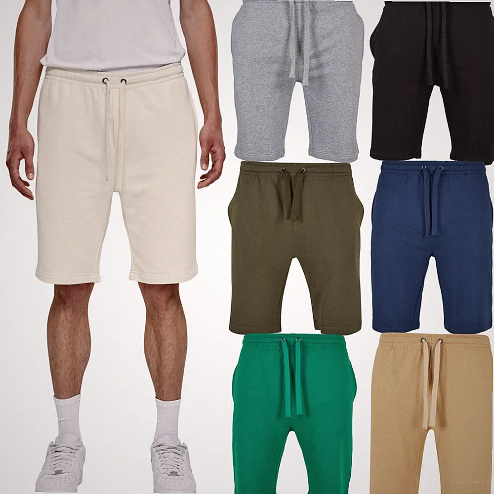 UrbanClassics Basic Sweatshorts black grey Freizeit Jogging Hose kurz Sweatpant