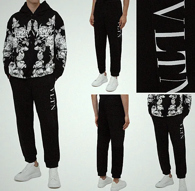 VALENTINO VLTN PATCHWORK SWEATPANTS Trousers Jogger Jogging-Hose Pants Hose M