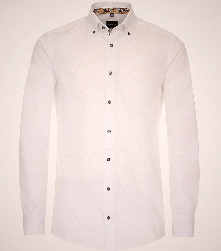 VENTI Klassisches Hemd uni Modern Fit