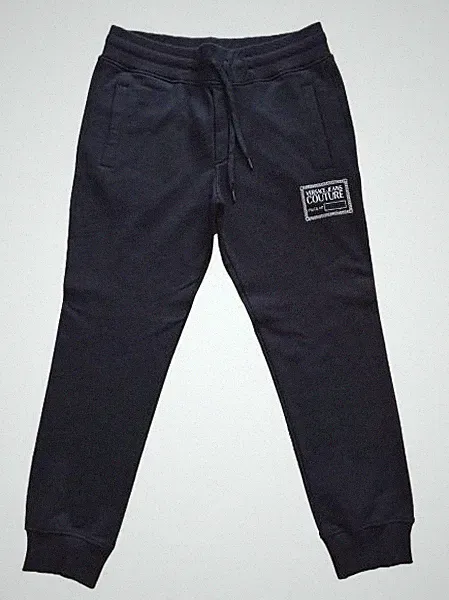 VERSACE JEANS COUTURE Herren-Jogginghose, lang, 75GAAT12, schwarz