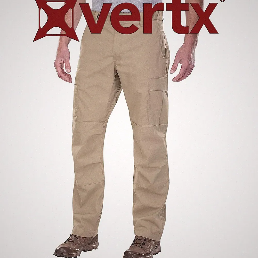VERTX - Phantom Ops Cargo Hose Taschen with Pockets - Braun - 44W x 34L