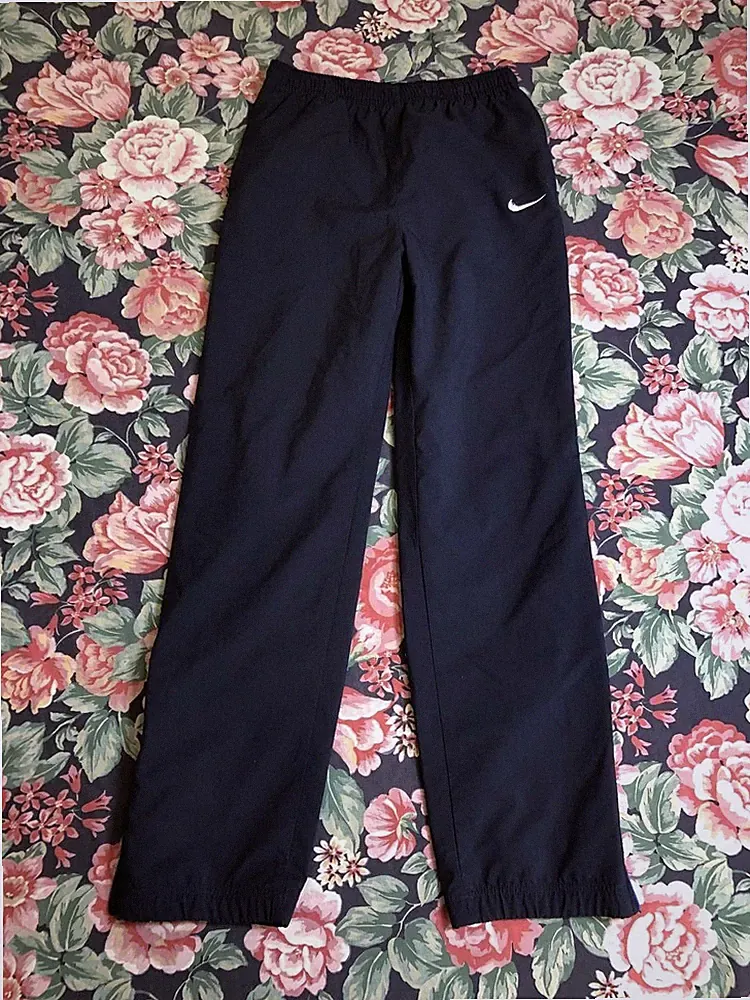 Vinatge Y2K Nike Jogginghose Kinder Gr.XL Blau Trackpants